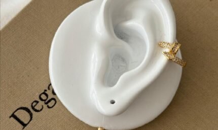Vergoldeter Blitz Ear Cuff
